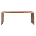 Camila 78-Inch Rectangular Dining Table Crafted from Reclaimed Teak with Waterfall Design