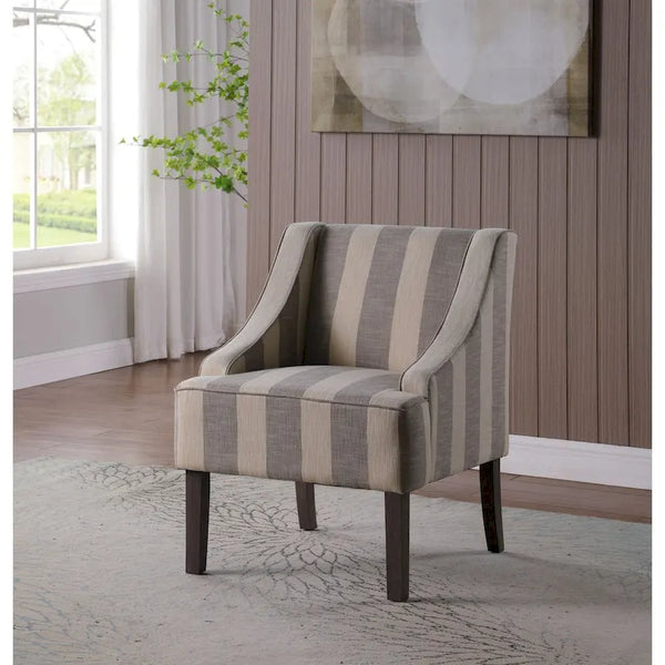 HomePop Classic Swoop Arm Accent Chair" can be rewritten as "HomePop Elegant Swoop Arm Accent Chair.