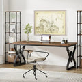 63-Inch Spacious Executive Desk for Home Office Use