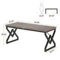63-Inch Spacious Executive Desk for Home Office Use