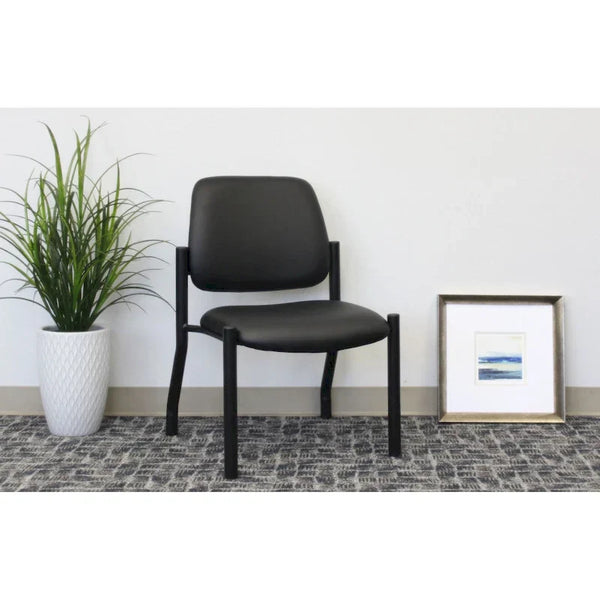 Boss Office Products Antimicrobial Guest Chair for Big and Tall Individuals