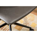 Roundhill Furniture Cesena 360° Swivel Office Chair with Faux Leather and Air Lift