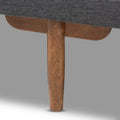 Marit Upholstered Wood Daybed in Mid-Century Modern Style