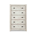 Montauk Solid Wood Chest with 5 Drawers by Grain Wood Furniture