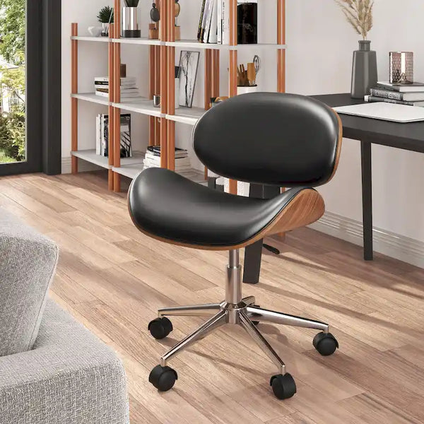 Corvus Madonna Adjustable Curved Office Chair in Mid-Century Modern Style
