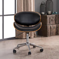 Corvus Madonna Adjustable Curved Office Chair in Mid-Century Modern Style