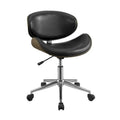 Corvus Madonna Adjustable Curved Office Chair in Mid-Century Modern Style