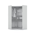 Mulberry 2.0 Contemporary Corner Wardrobe with Dual Hanging Rods