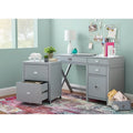 Linon Poppy Side Storage Writing Desk