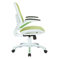 Riley Ergonomic Office Chair with White Mesh Seat and Backrest