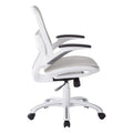 Riley Ergonomic Office Chair with White Mesh Seat and Backrest