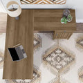 Bush Furniture Salinas 60-Inch L-Shaped Desk with Drawers and Storage Solutions