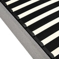 Nestfair Upholstered Platform Bed featuring Hydraulic Storage Solution