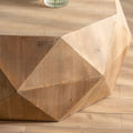 38-Inch Three-Dimensional Embossed Retro American Coffee Table