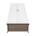 Modern Storage Wardrobe Cabinet with Doors and Multi Compartment Shelves