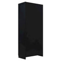 Modern Storage Wardrobe Cabinet with Doors and Multi Compartment Shelves