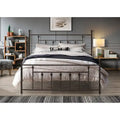 Melia Metal Bed Frame with Platform Design