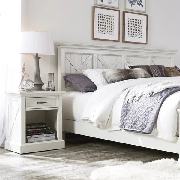Homestyles Off-White Seaside Lodge King Headboard