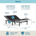 Lucid Premium Adjustable Bed Frame