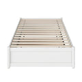 Barcelona Twin XL Trundle Panel Bed with Platform Design