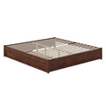 Barcelona Twin XL Trundle Panel Bed with Platform Design