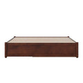 Barcelona Twin XL Trundle Panel Bed with Platform Design