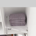 Contemporary Minimalist Wooden Freestanding Wardrobe for Bedroom