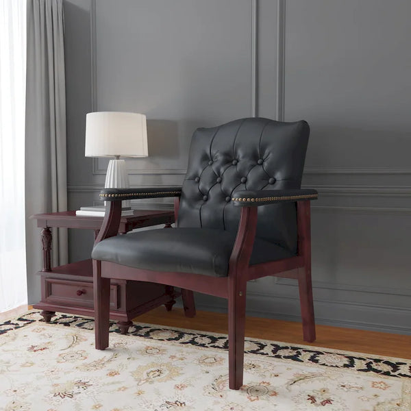 Classic Black Guest Chair by Boss