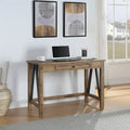 Salvage Oak Quinton Writing Desk with Drawer