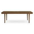 Signature Design by Ashley Lyncott Brown Extendable Dining Table - 42" W x 92" D x 30.25" H