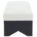 SAFAVIEH Couture Boris Mid-Century Modern Bench - Dimensions: 62.4" W x 19.7" D x 16.5" H