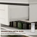 Spacious Kitchen Cabinet with Microwave Space - 30W x 69.3H