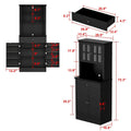 Spacious Kitchen Cabinet with Microwave Space - 30W x 69.3H