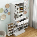 Spacious Kitchen Cabinet with Microwave Space - 30W x 69.3H