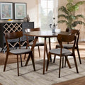 Rika 5-Piece Mid-Century Modern Transitional Dining Set