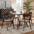 Rika 5-Piece Mid-Century Modern Transitional Dining Set