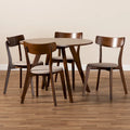 Rika 5-Piece Mid-Century Modern Transitional Dining Set