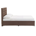 iNSPIRE Q Classic Arlert Tufted Linen Headboard Storage Platform Bed
