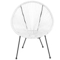 Rattan and Bungee Papasan Lounge Chair
