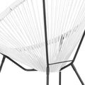 Rattan and Bungee Papasan Lounge Chair