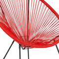 Rattan and Bungee Papasan Lounge Chair
