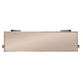 Thornberry Transitional Champagne Metal Console Table by SEI Furniture