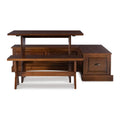 Ame Walnut Backless Nook Table Collection