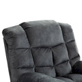 Fabric Recliner and Single Sofa with Manual Recline Feature