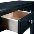 Compact Slate-Finished Console Table