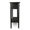 Compact Slate-Finished Console Table