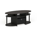 Astor Oval Coffee Table in Walnut by Porch & Den