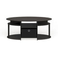 Astor Oval Coffee Table in Walnut by Porch & Den