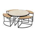 Burnham Home Olivia 5-Piece Coffee Table Set