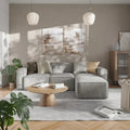 Modern Left Armrest Modular Sectional Sofa Chair
